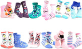 12 Pair World of Mary Blair Kids Crew Socks